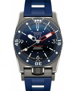 Oxford & Evergreen ZRC Genève SA Grands Fonds 3000 Titanium Sand Dive Watch, Blue GF50618 (42mm) Wristwatches